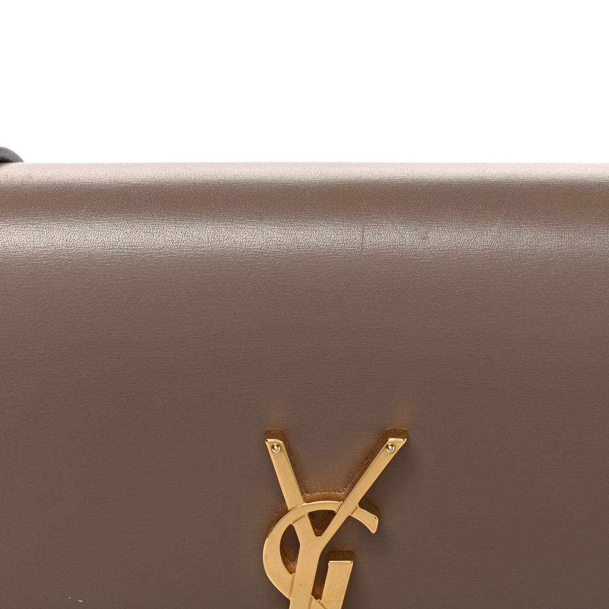 Small Calfskin Satchel Bag - Natural