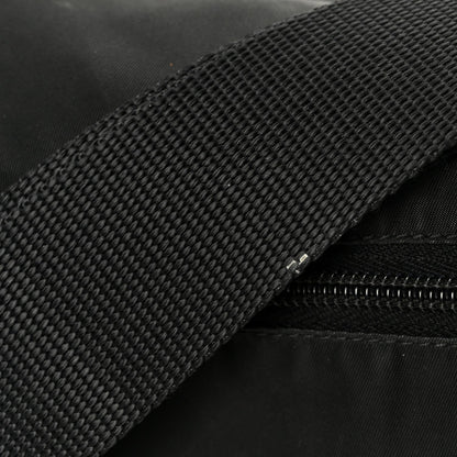 Nylon Shoulder Bag - Black