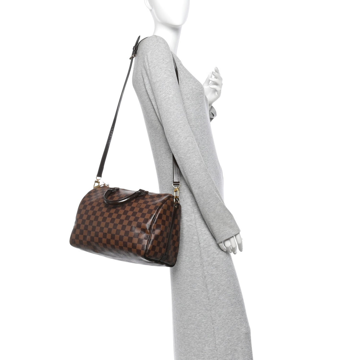 Damier Ebene Speedy Bandouliere 30 Handbag