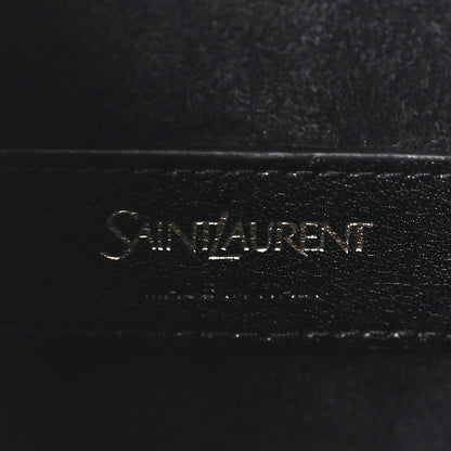 Small Calfskin Bucket Bag - Black