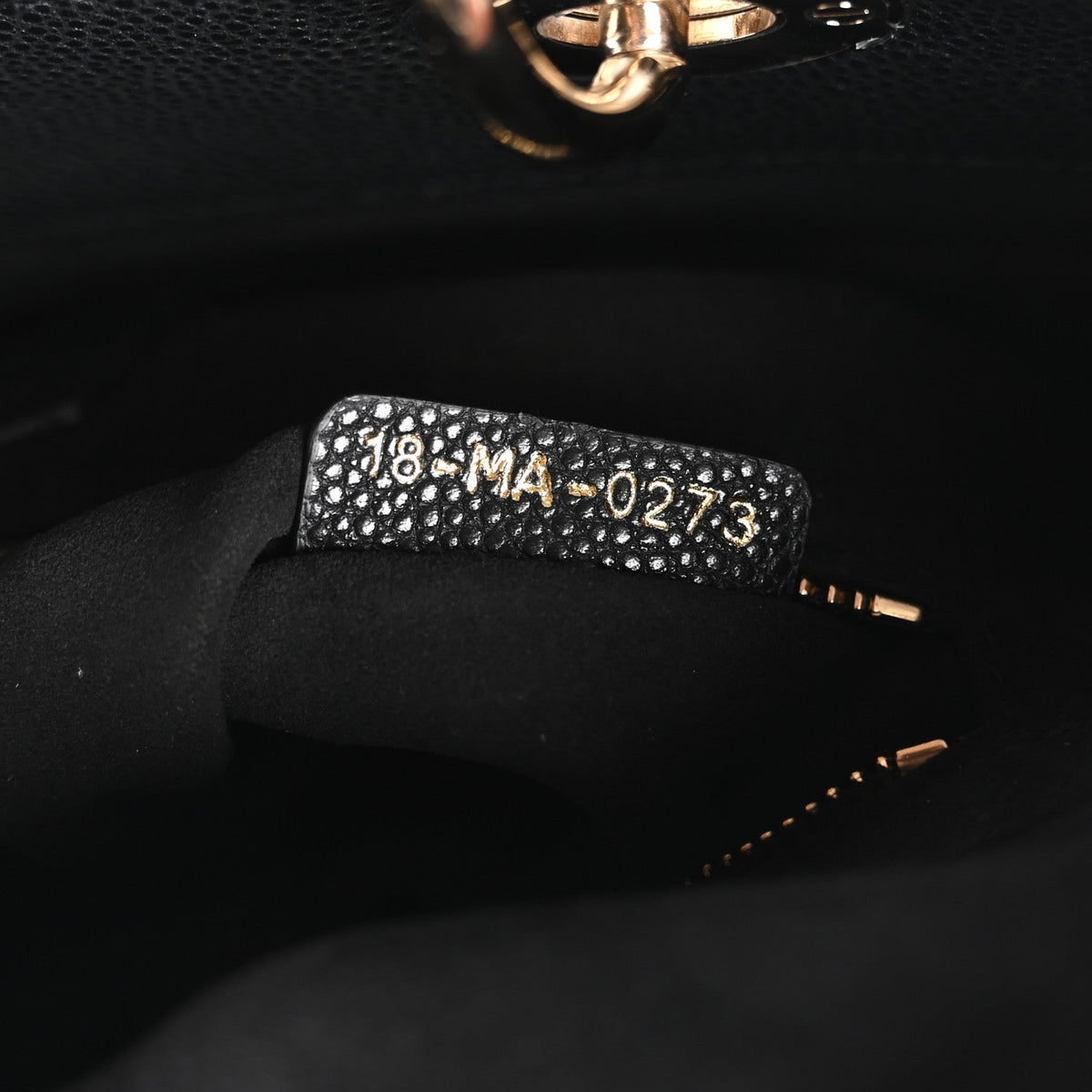 Medium Calfskin Handbag - Black
