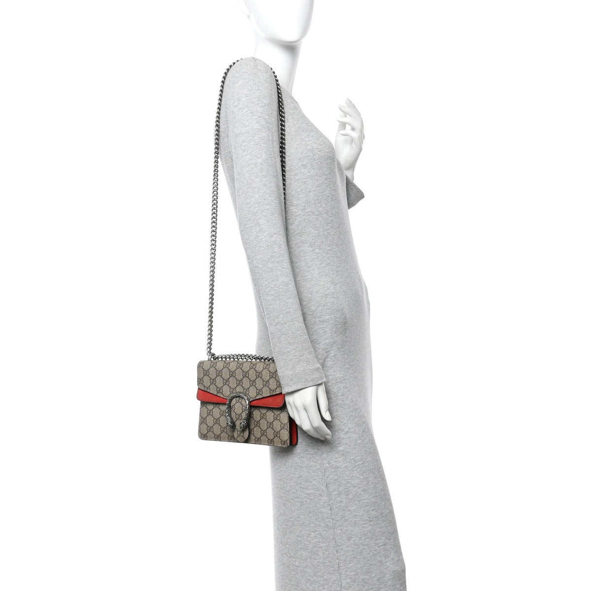 Mini Suede Shoulder Bag - Beige