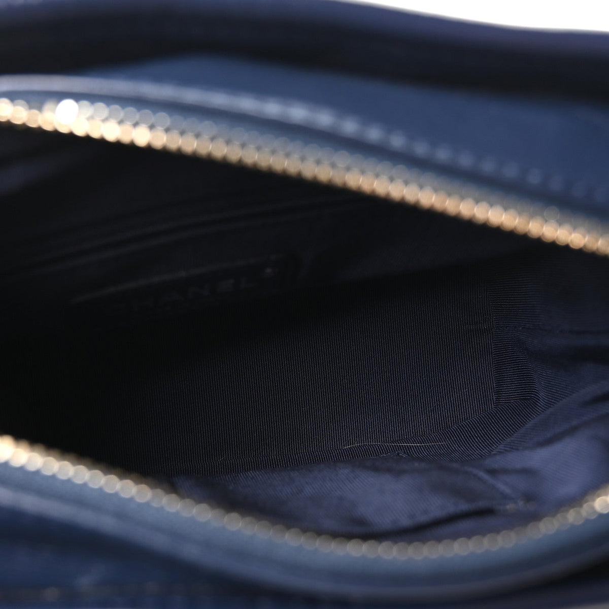 Small Quilted Calfskin Hobo Bag - Blue