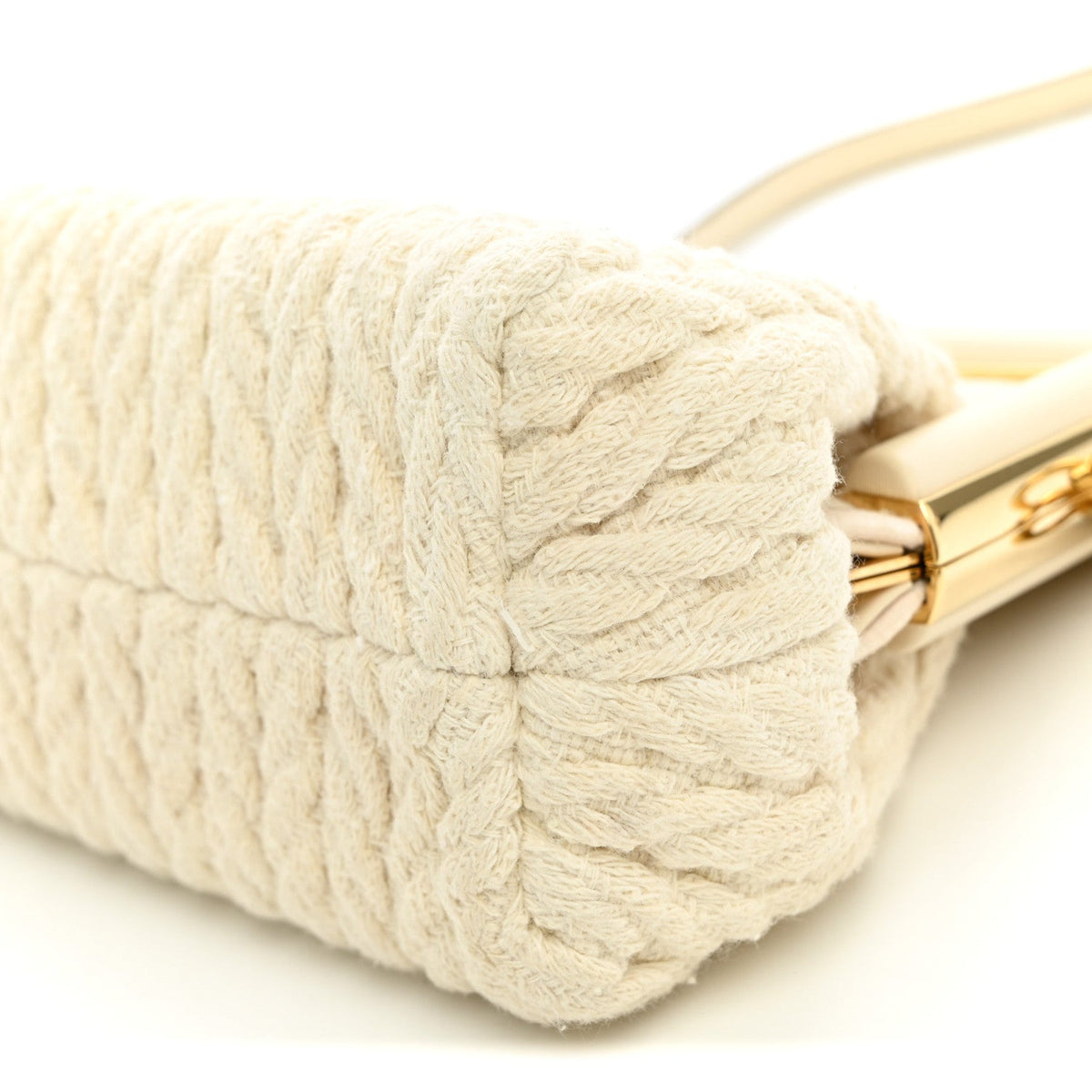 Small Nappa Handbag - White