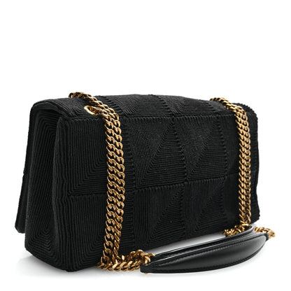 Medium Quilted Handbag - Black