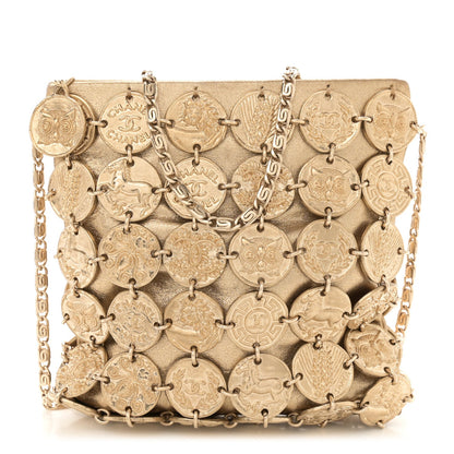 Calfskin Shoulder Bag - Gold