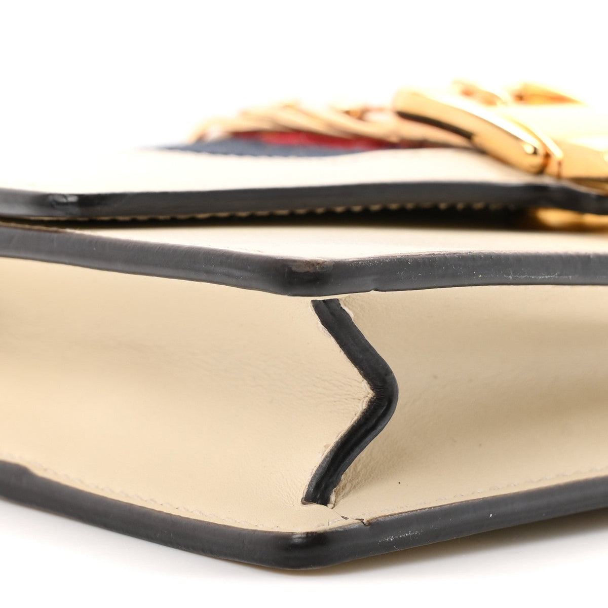 Mini Calfskin Shoulder Bag - White