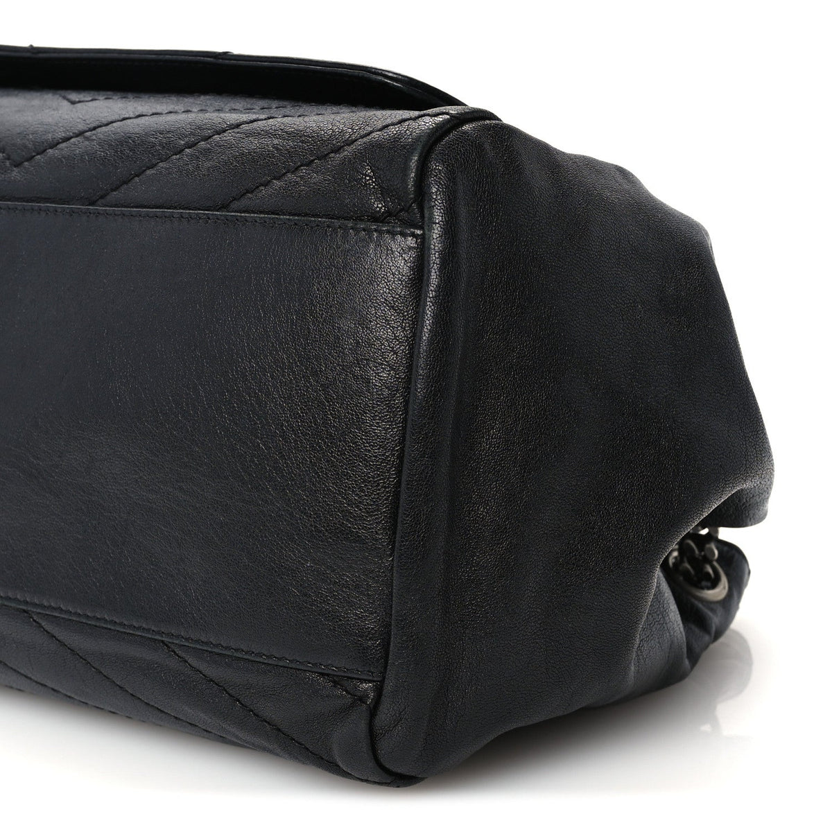 Medium Lambskin Handbag - Black