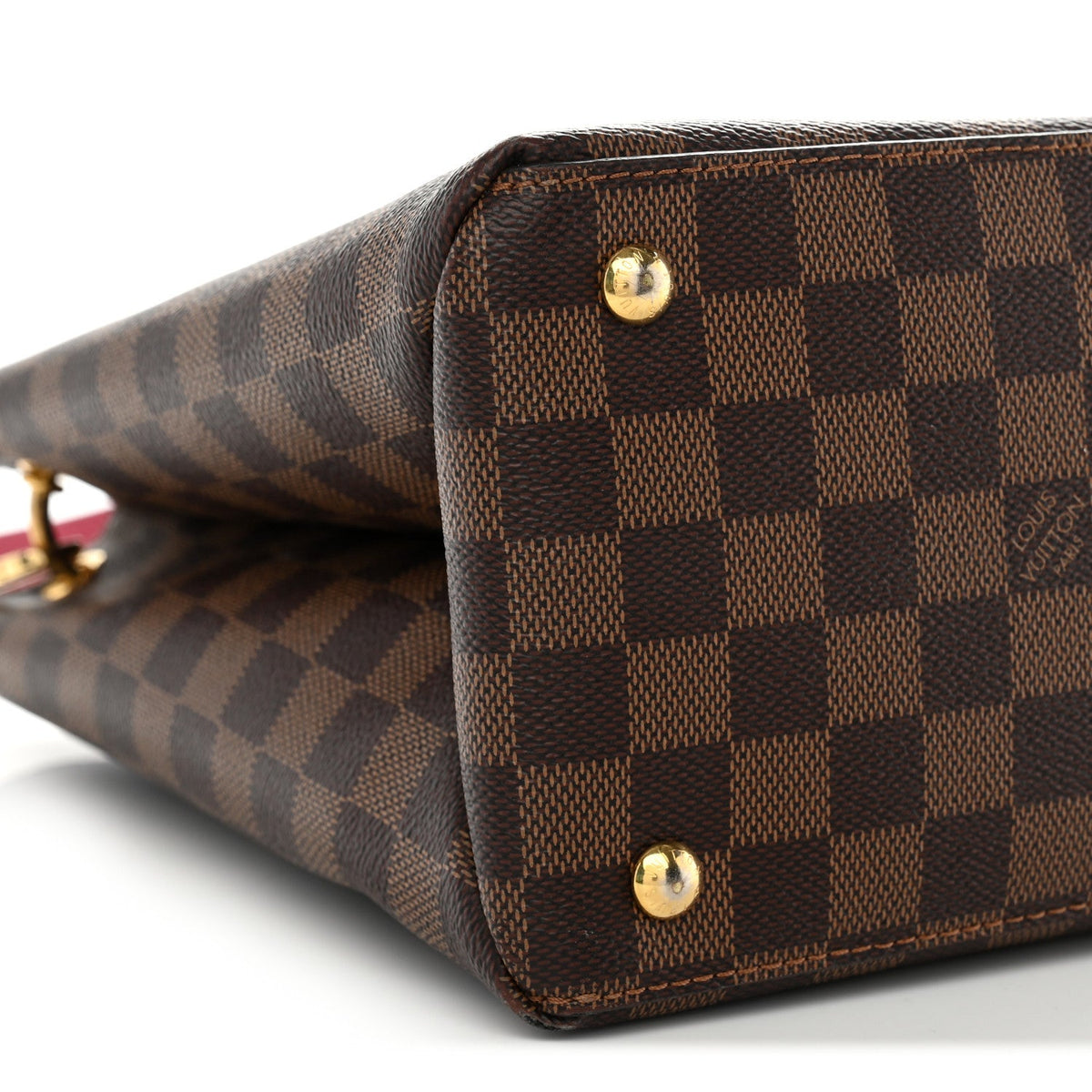 Damier Ebene Lv Riverside Lie De Vin Handbag