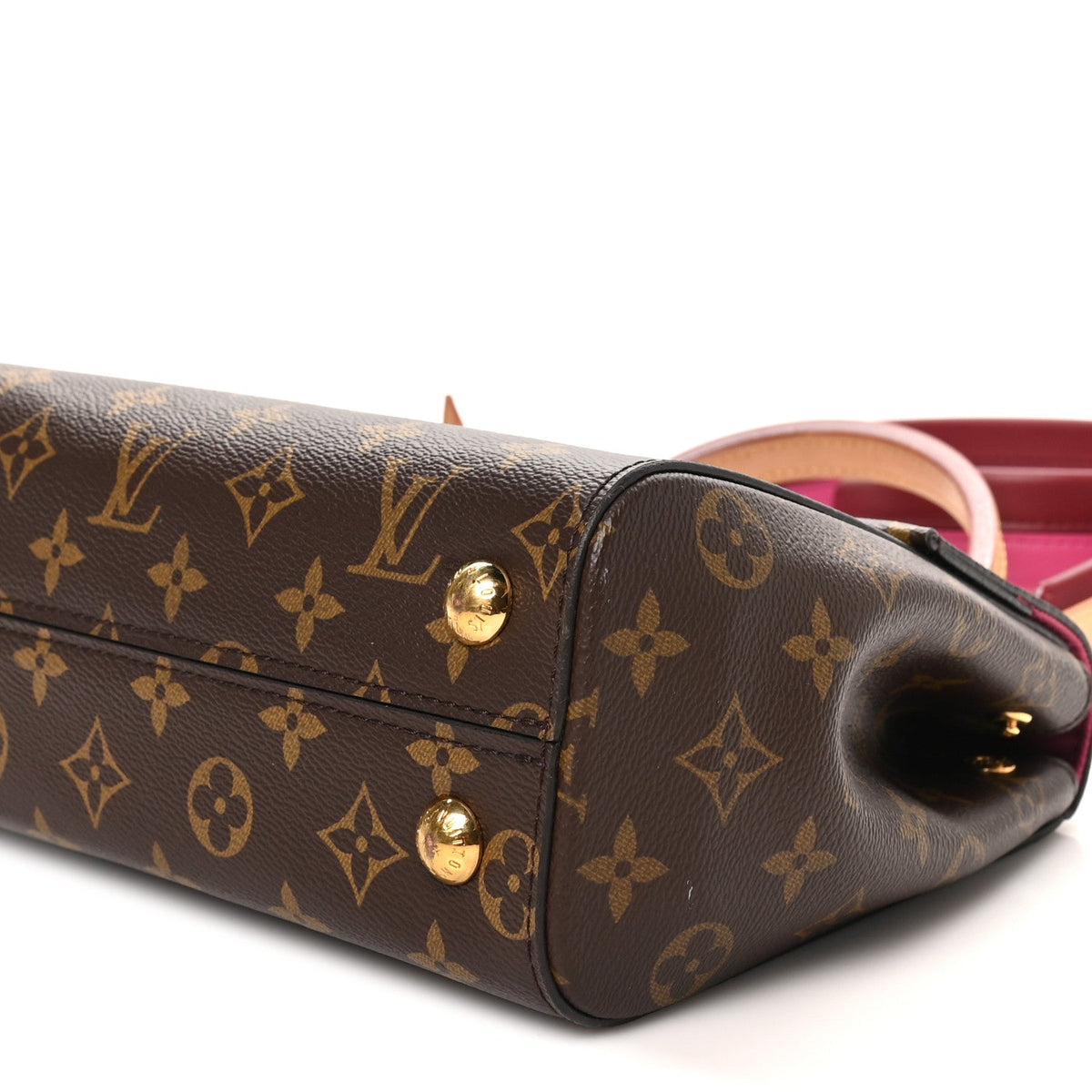 Monogram Cluny Bb Bordeaux Fuchsia Handbag