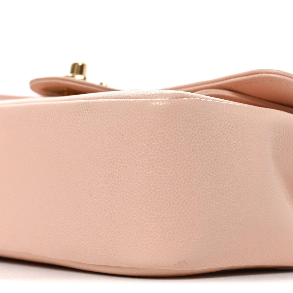 Small Caviar Flap Shoulder Bag - Pink