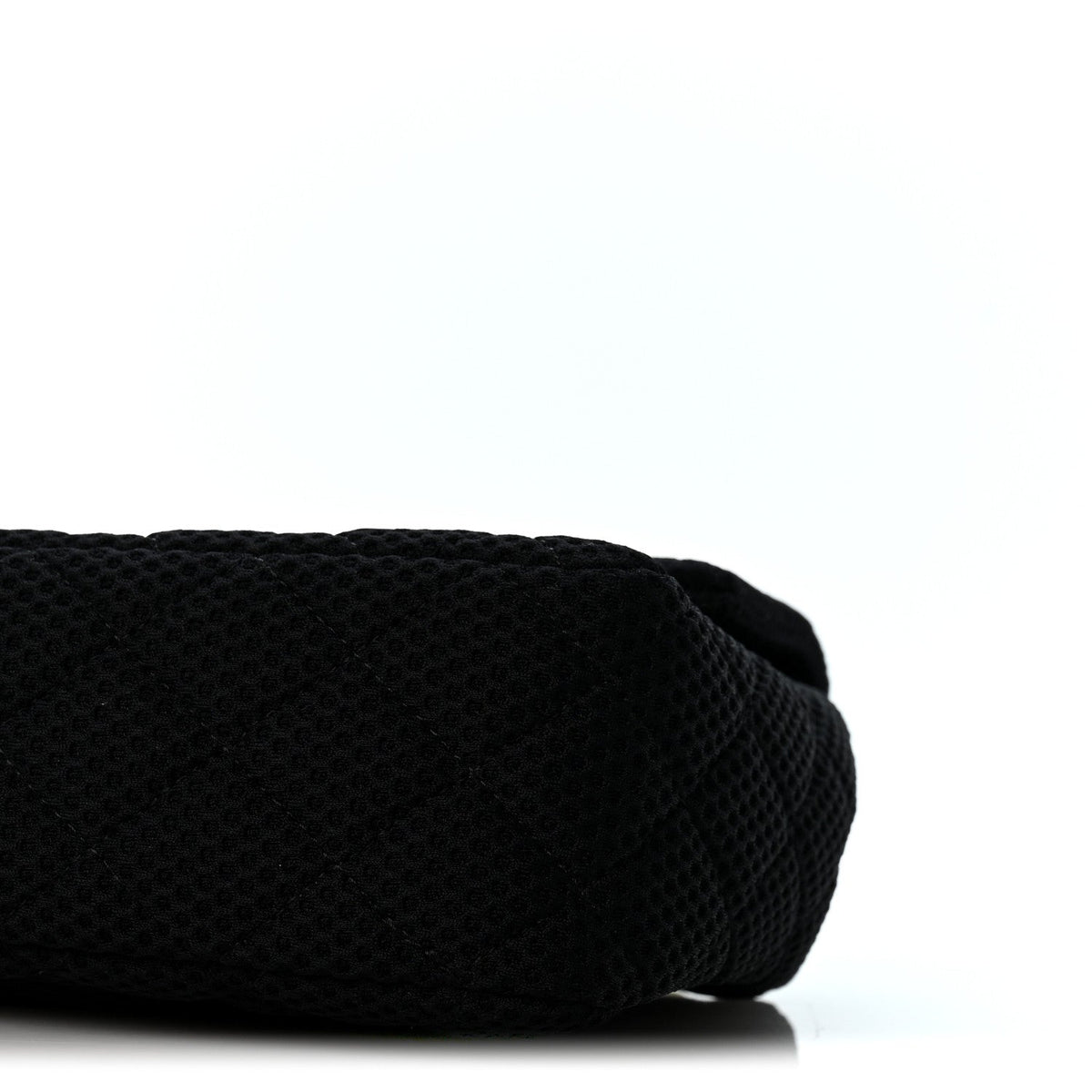 Medium Quilted Flap Shoulder Bag - Black
