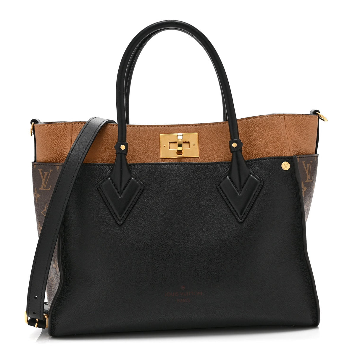 Calfskin Handbag - Black
