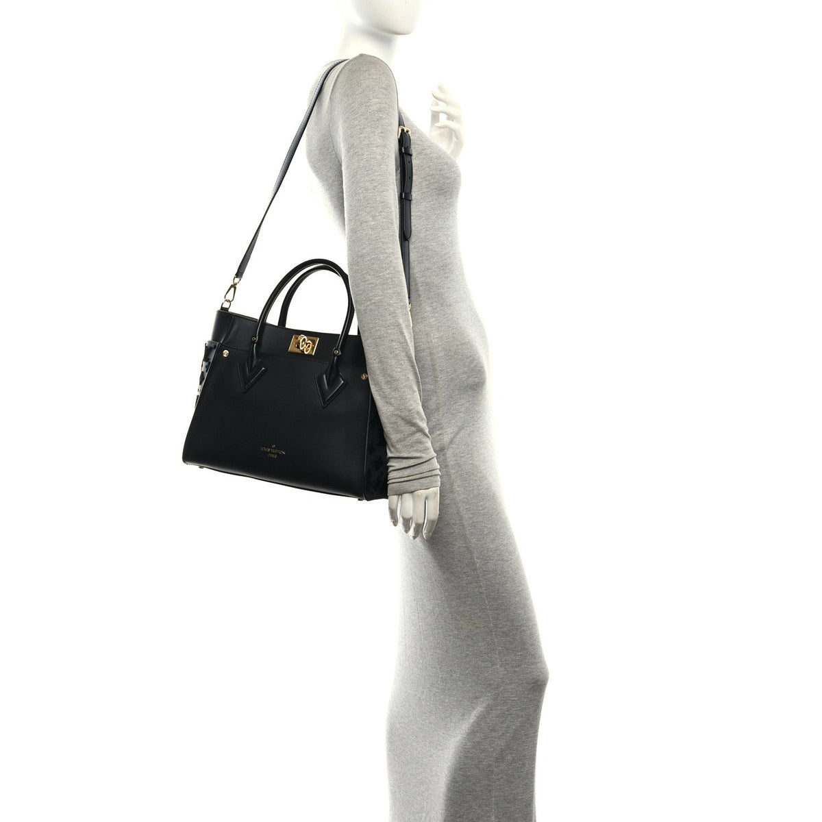 Calfskin Handbag - Black