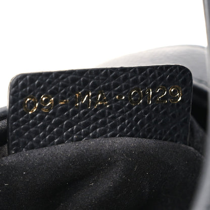 Mini Calfskin Handbag - Black