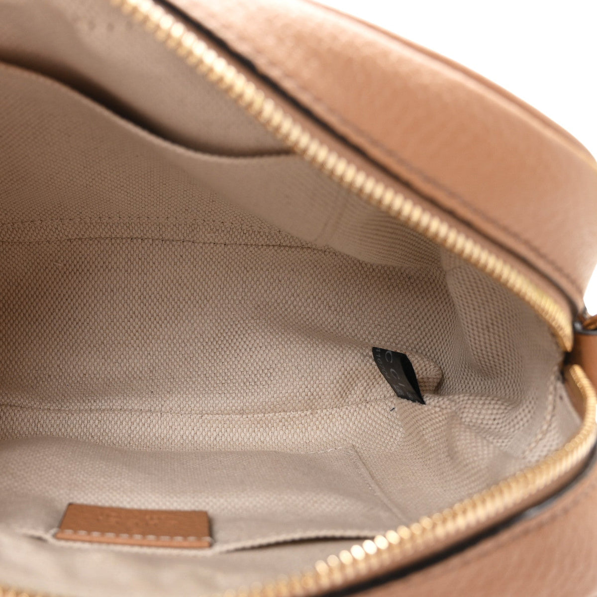 Small Calfskin Handbag - Beige