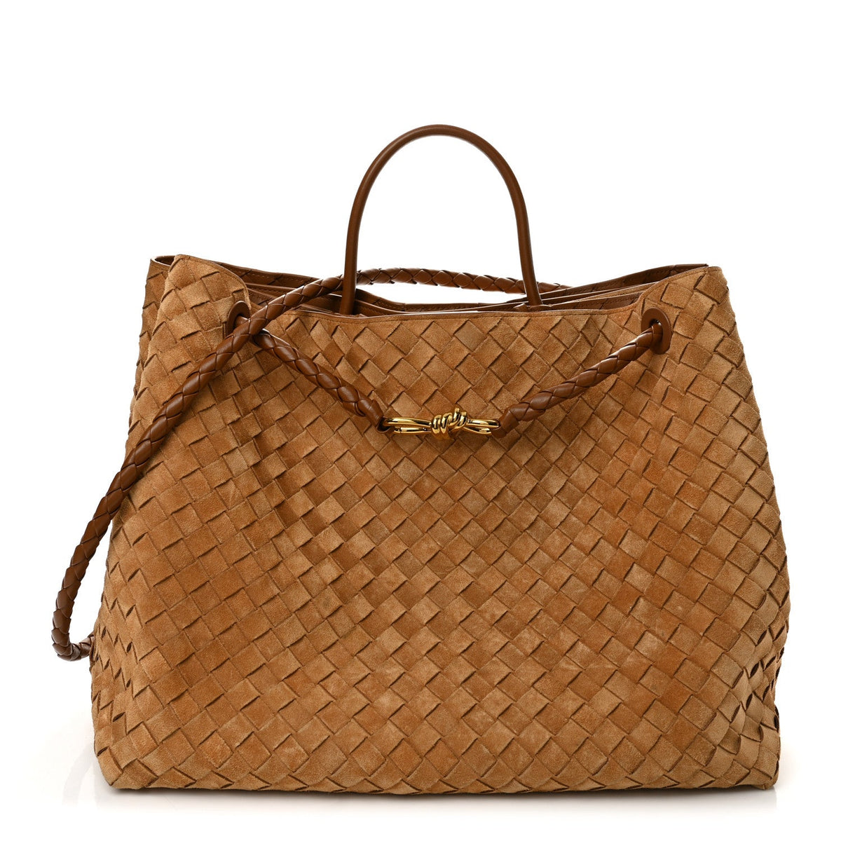 Large Suede Shoulder Bag