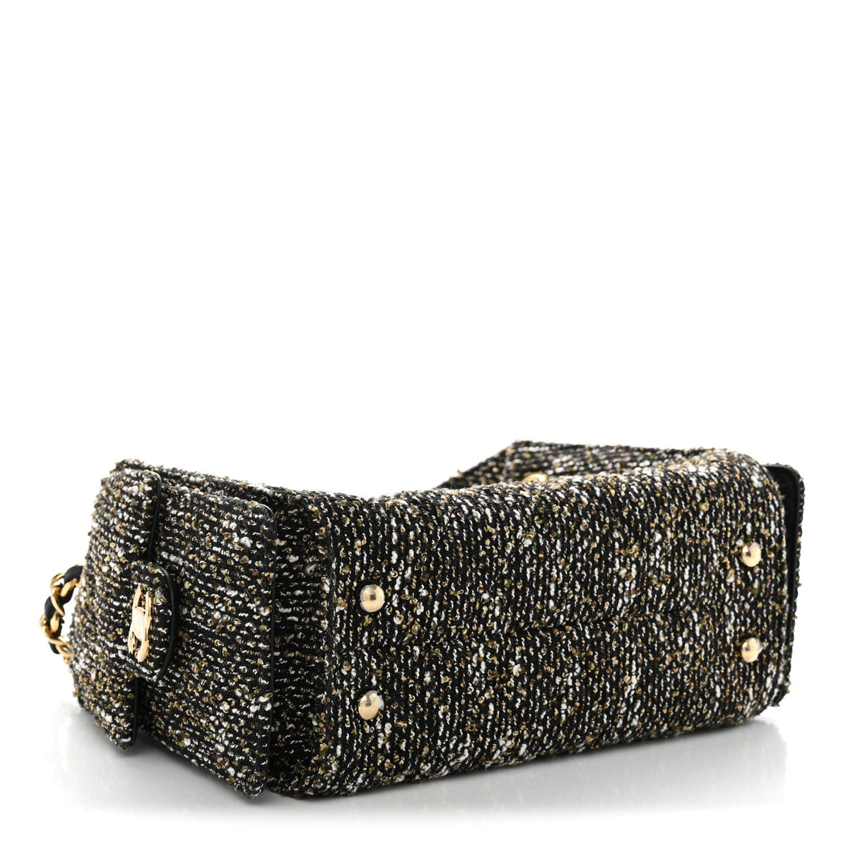 Mini Quilted Handbag - Black