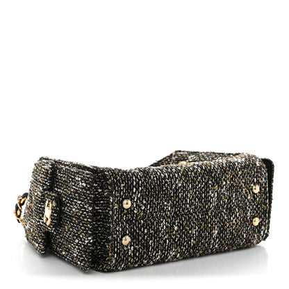Mini Quilted Handbag - Black