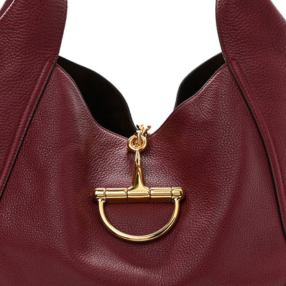 Maxi Calfskin Shoulder Bag - Red