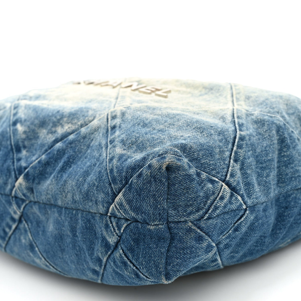 Small Quilted Handbag - Blue