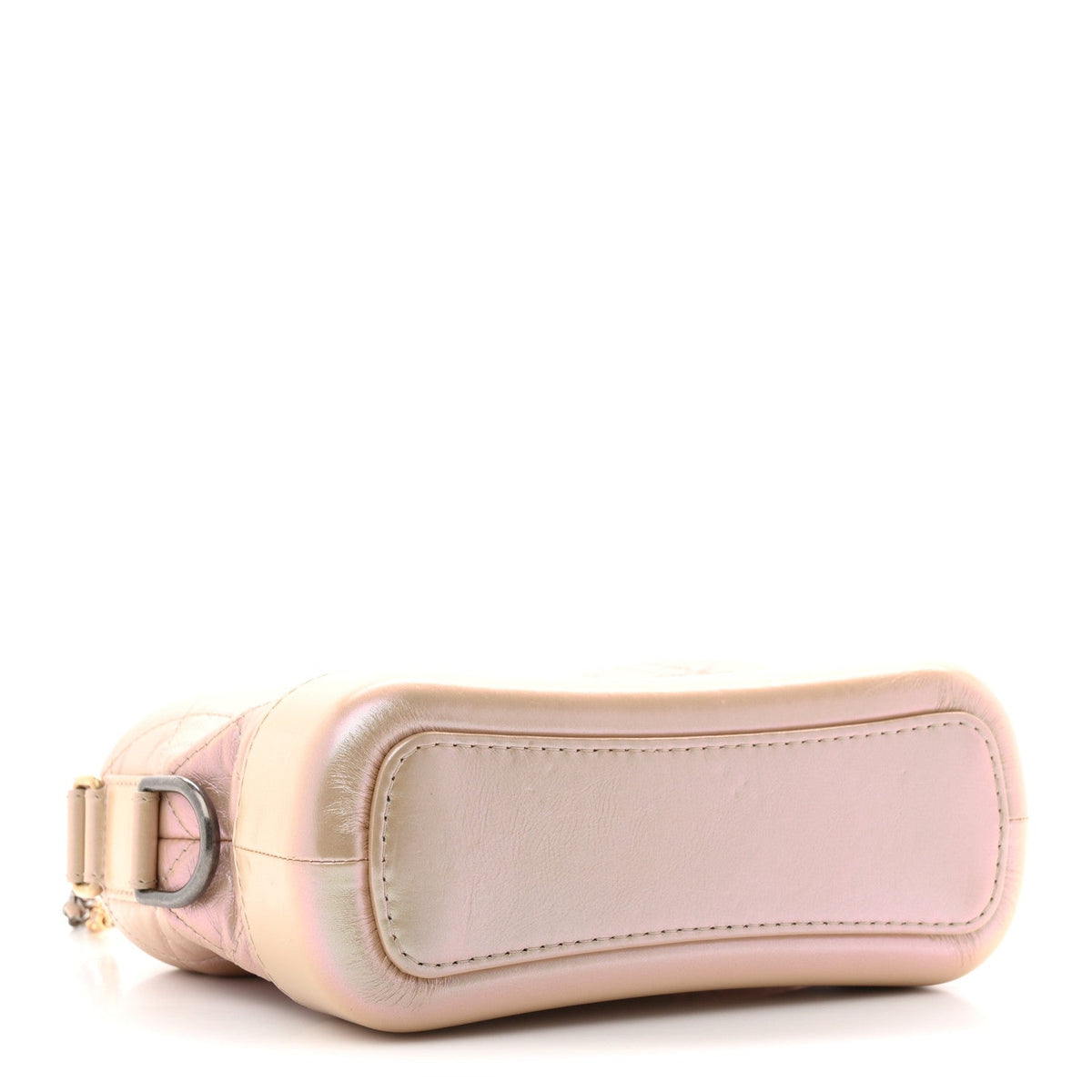 Small Quilted Calfskin Hobo Bag - Pink