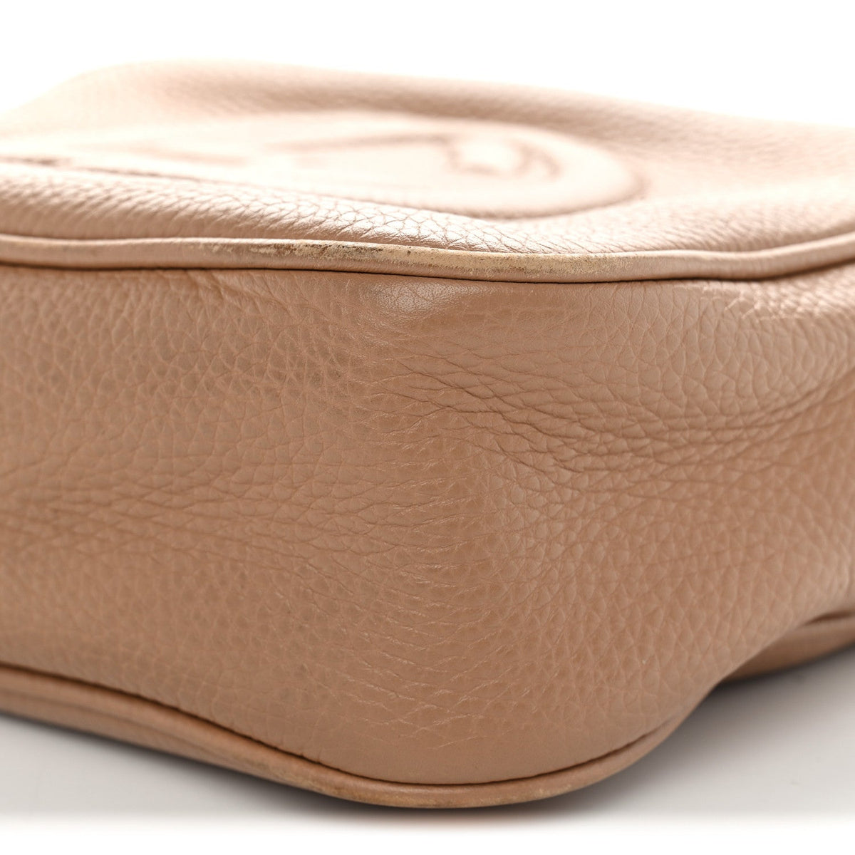 Small Calfskin Handbag - Beige