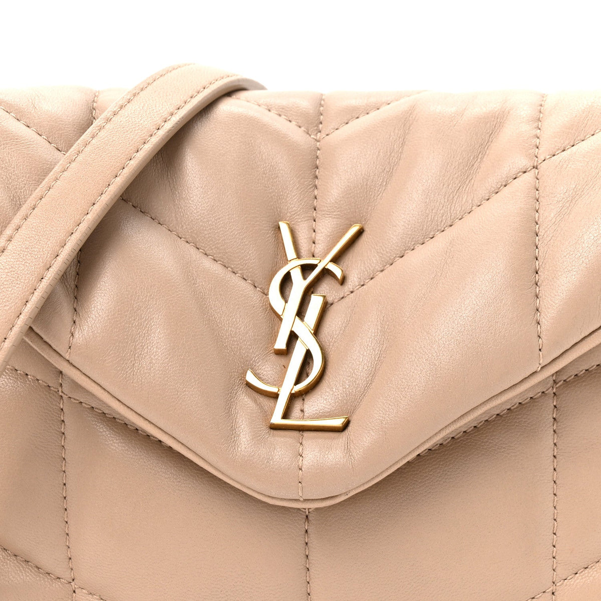 Quilted Lambskin Satchel Bag