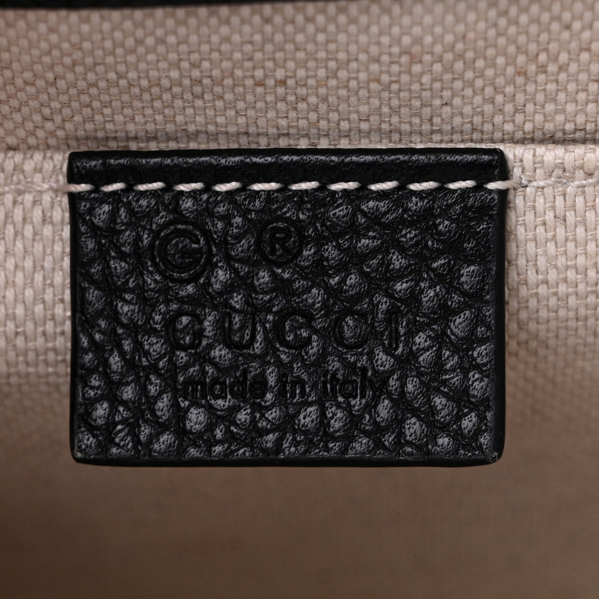 Small Calfskin Handbag - Black