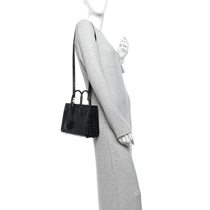 Nano Calfskin Handbag - Black