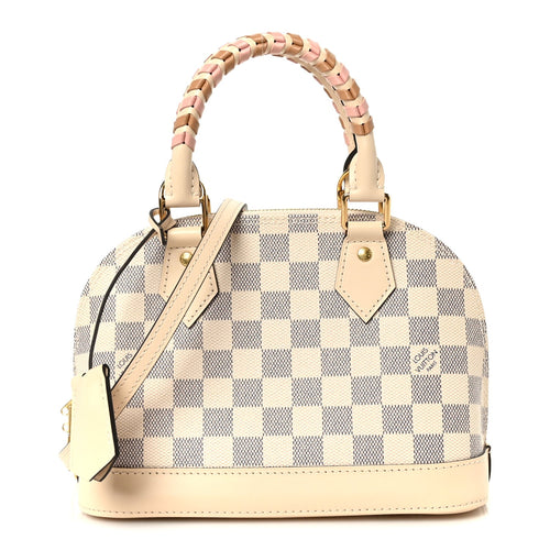 Damier Azur Braided Alma Bb Handbag