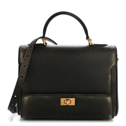 Small Calfskin Handbag - Brown
