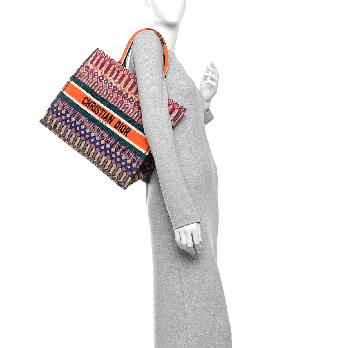 Large Canvas Tote Bag - Red