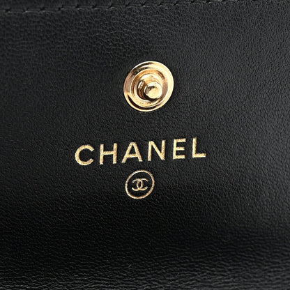 Quilted Lambskin Clutch Bag - Black