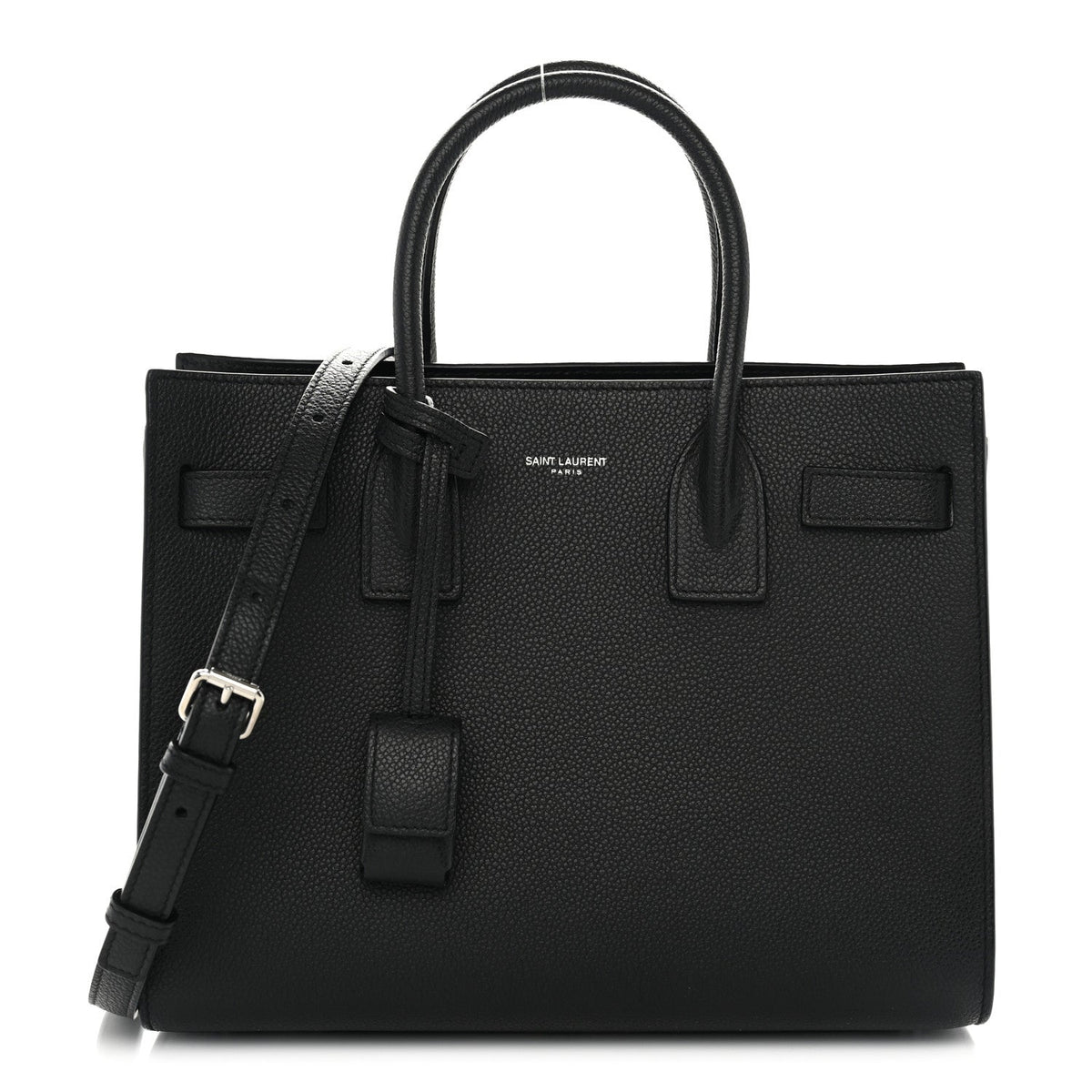 Calfskin Handbag - Black