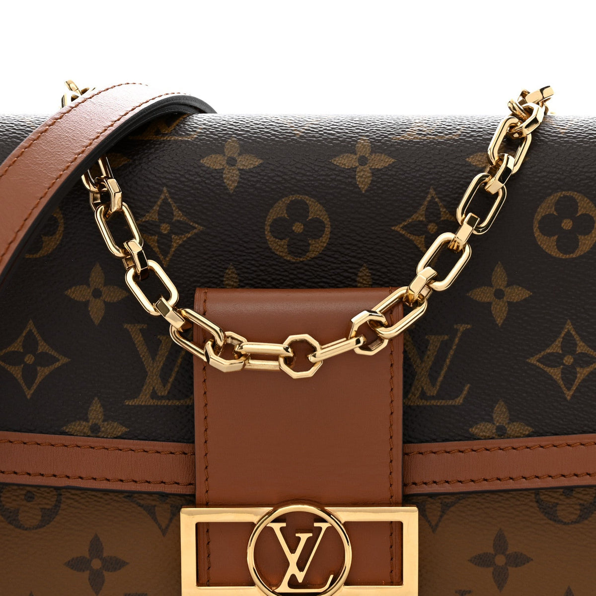 Reverse Monogram Dauphine Mm Handbag