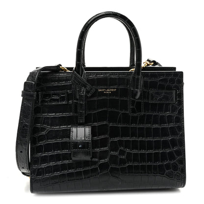 Nano Calfskin Handbag - Black