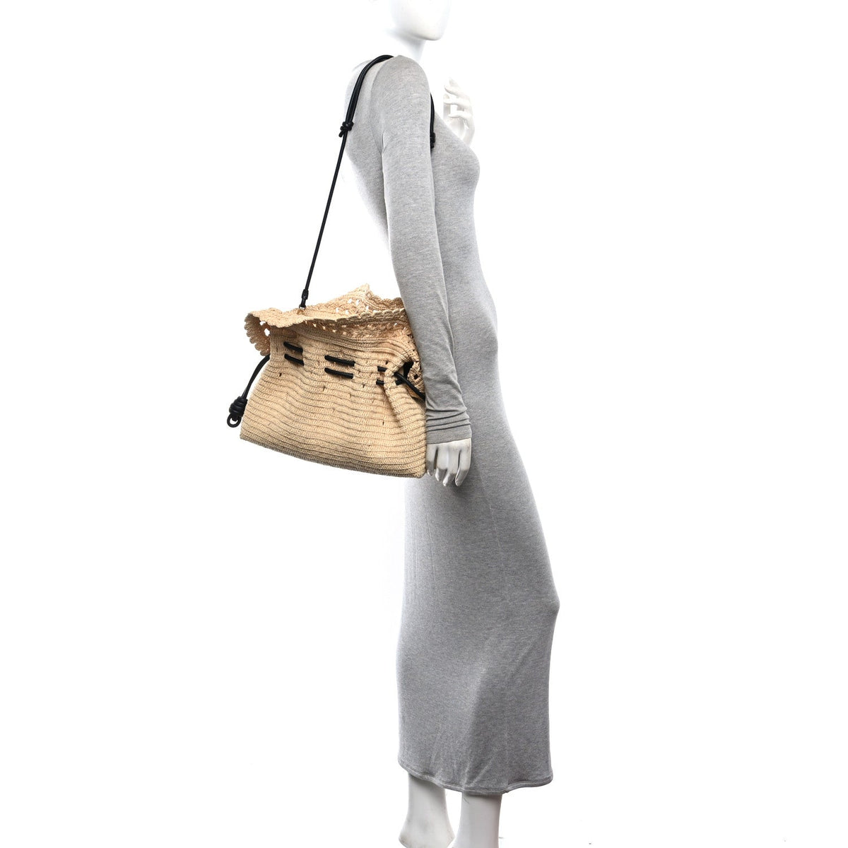 Medium Clutch Bag - Natural
