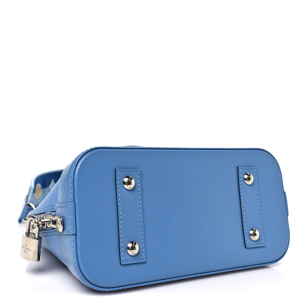 Epi Jacquard Alma Bb Bleuet Handbag