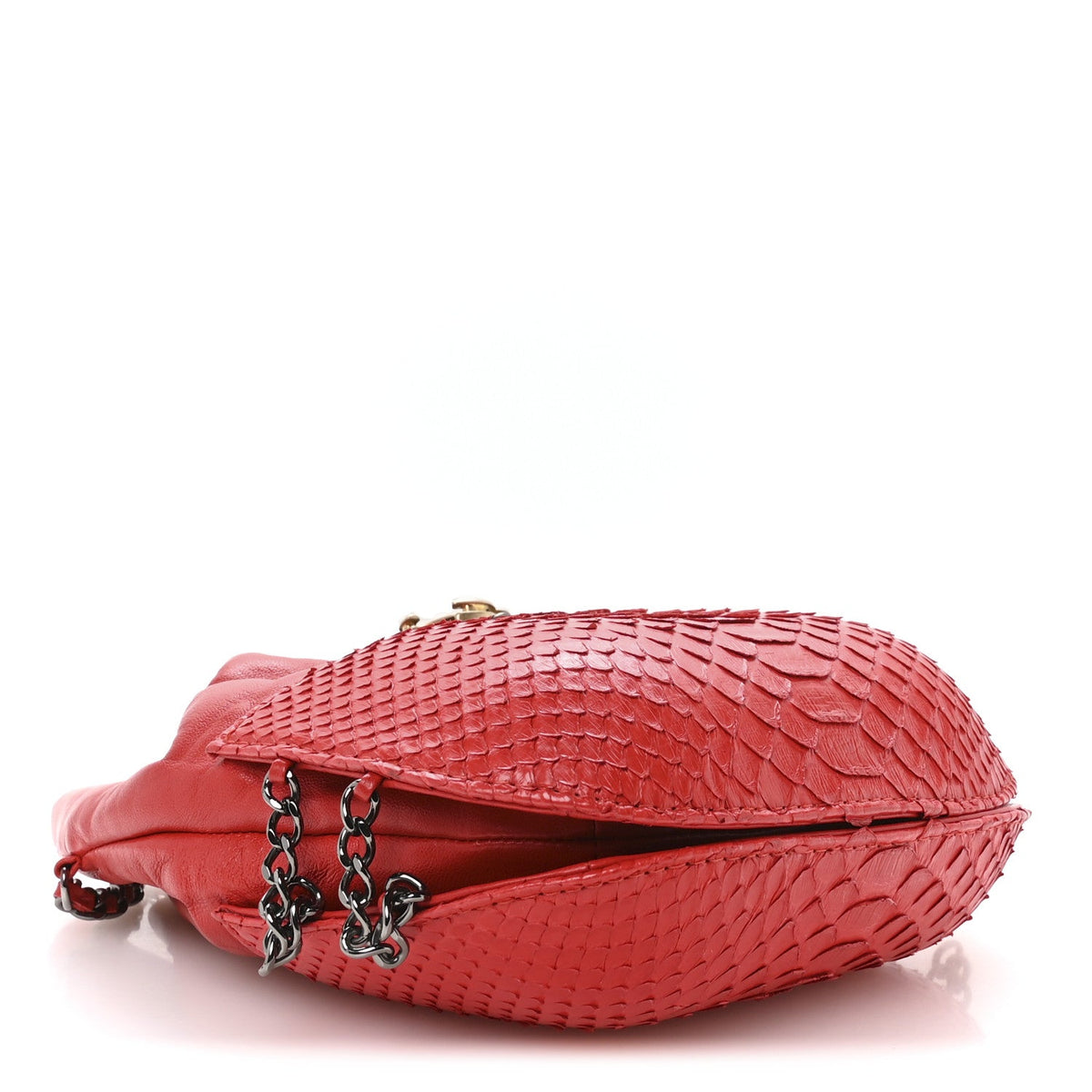 Calfskin Bucket Bag - Red