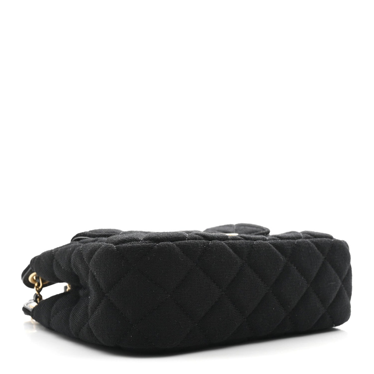 Small Quilted Hobo Bag - Black