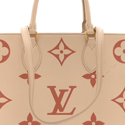 Empreinte Monogram Giant Onthego Mm Crem Handbag