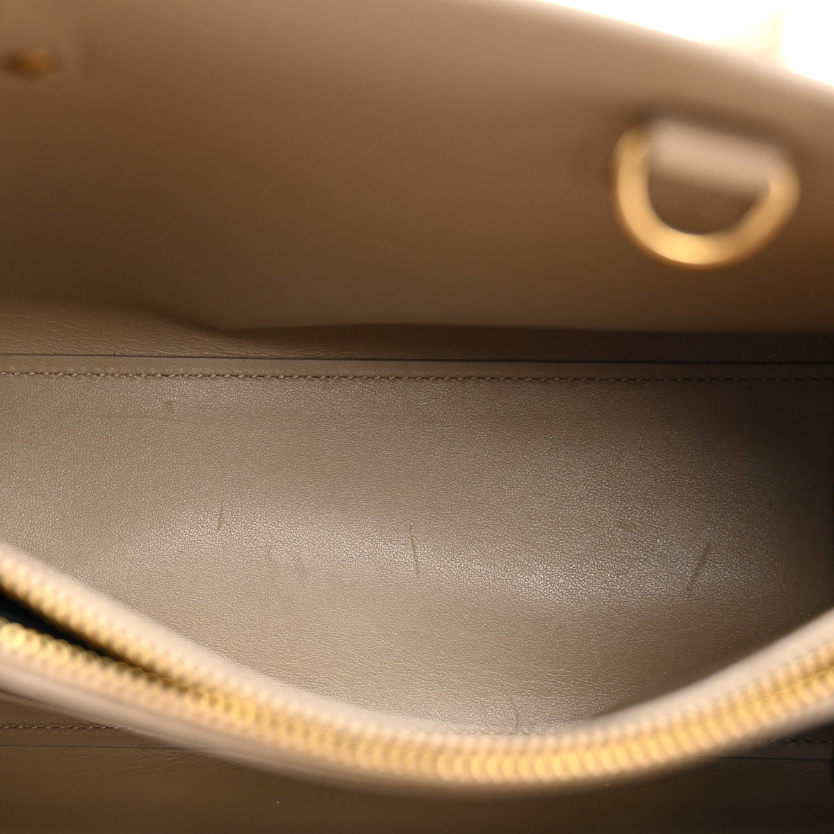 Calfskin Handbag - Beige
