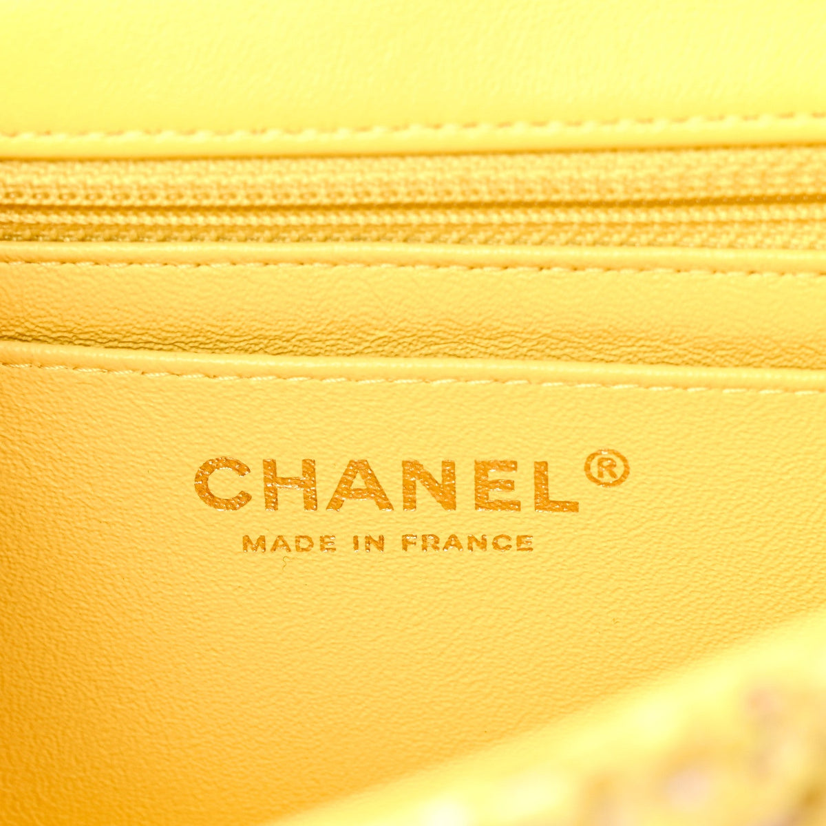 Mini Quilted Flap Shoulder Bag - Yellow