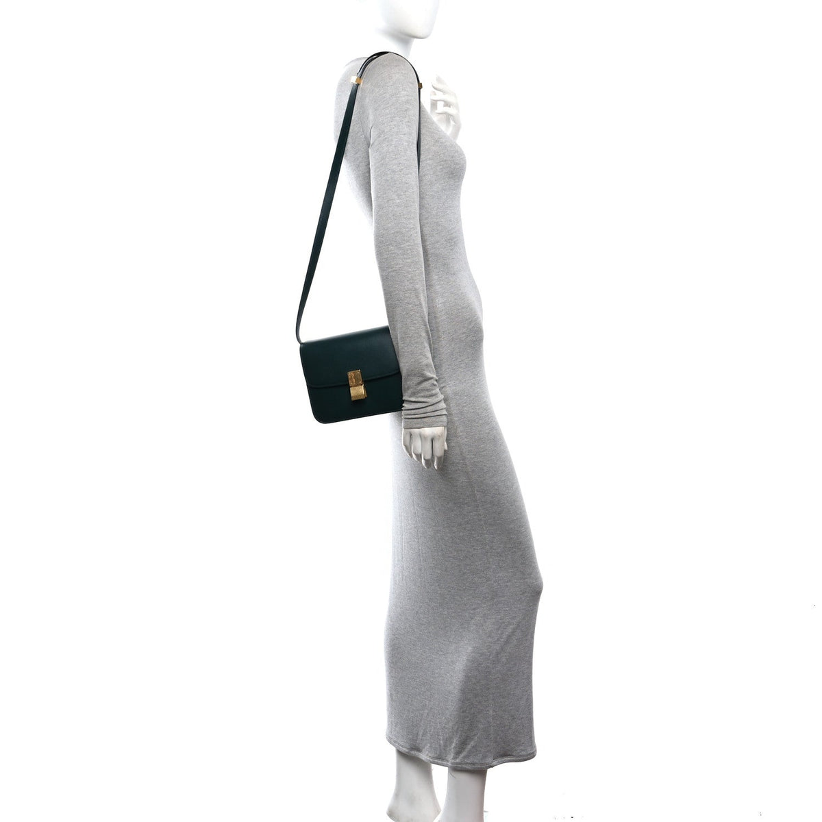 Calfskin Flap Shoulder Bag