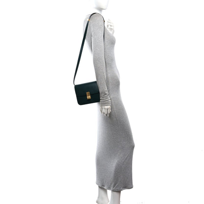 Calfskin Flap Shoulder Bag