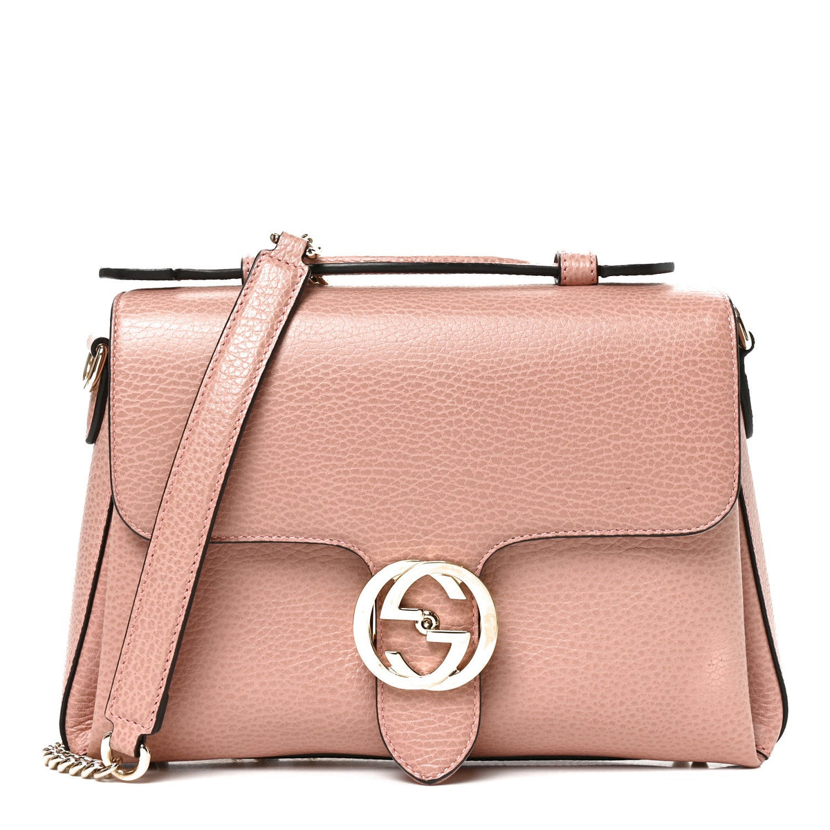 Calfskin Shoulder Bag - Pink