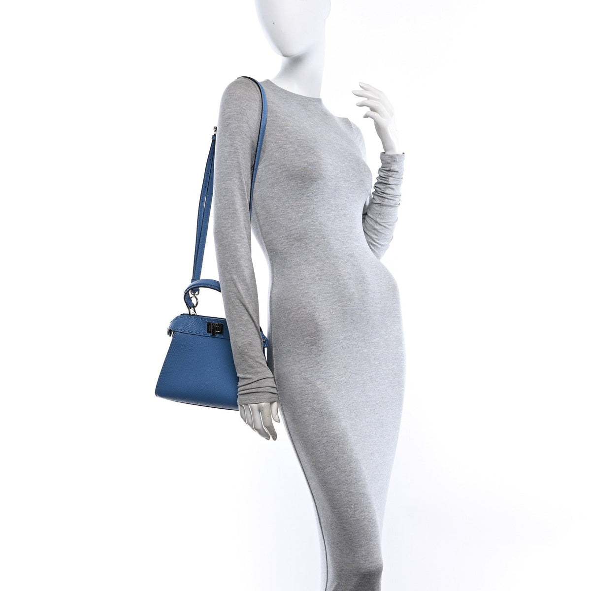 Mini Satchel Bag - Blue