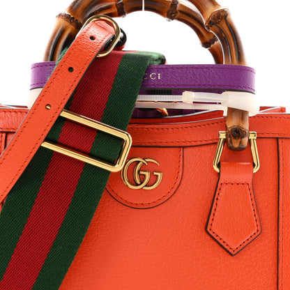 Mini Calfskin Tote Bag - Red