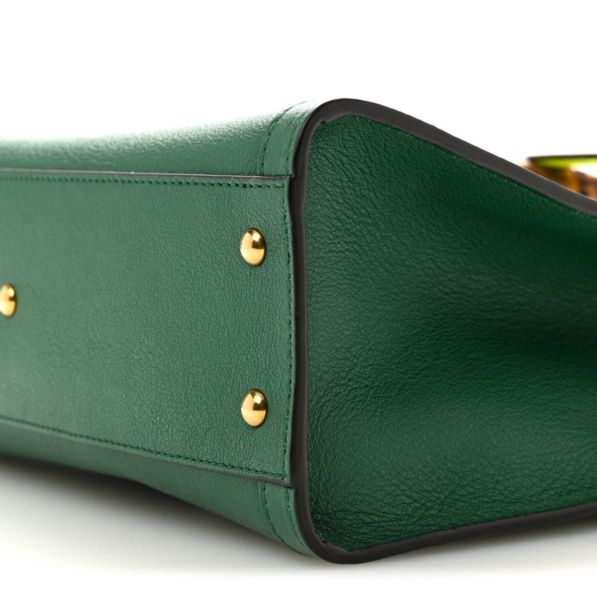 Small Calfskin Tote Bag - Green